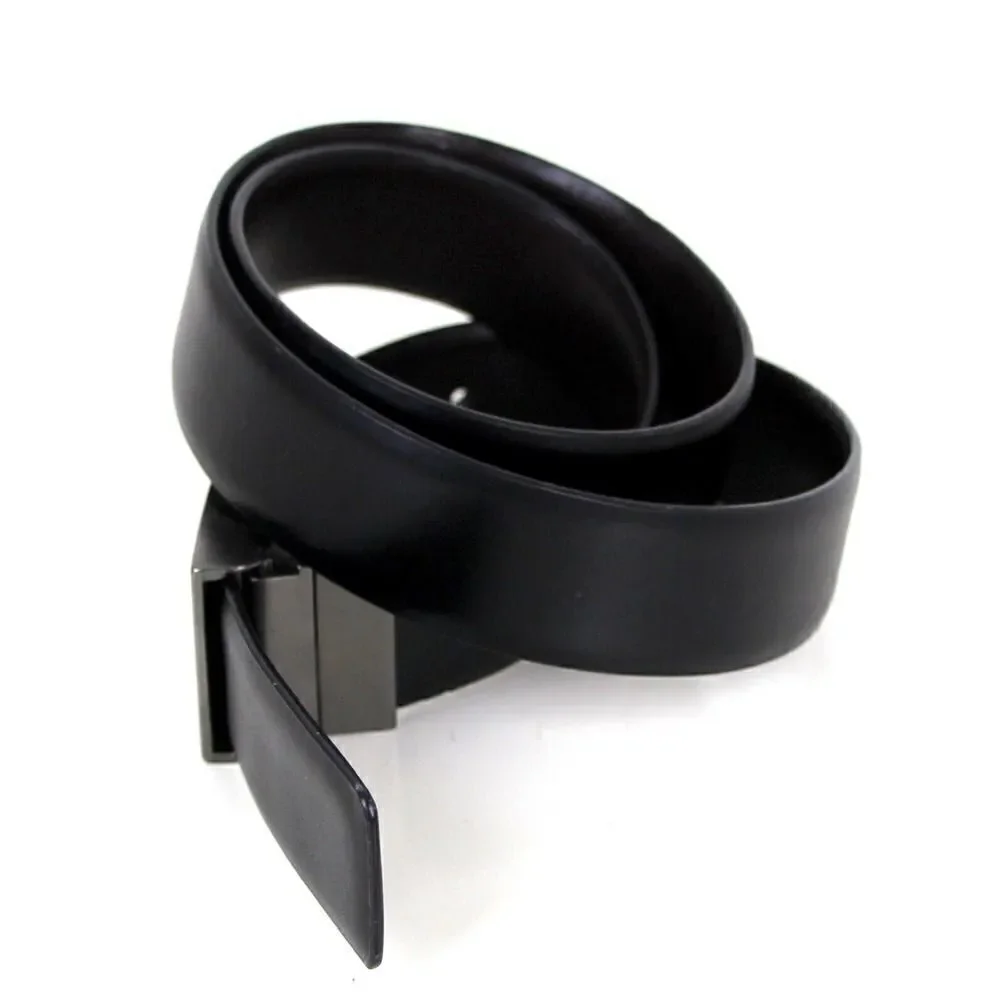 Calvin Klein BLACK BROWN LEATHER 1 3/8